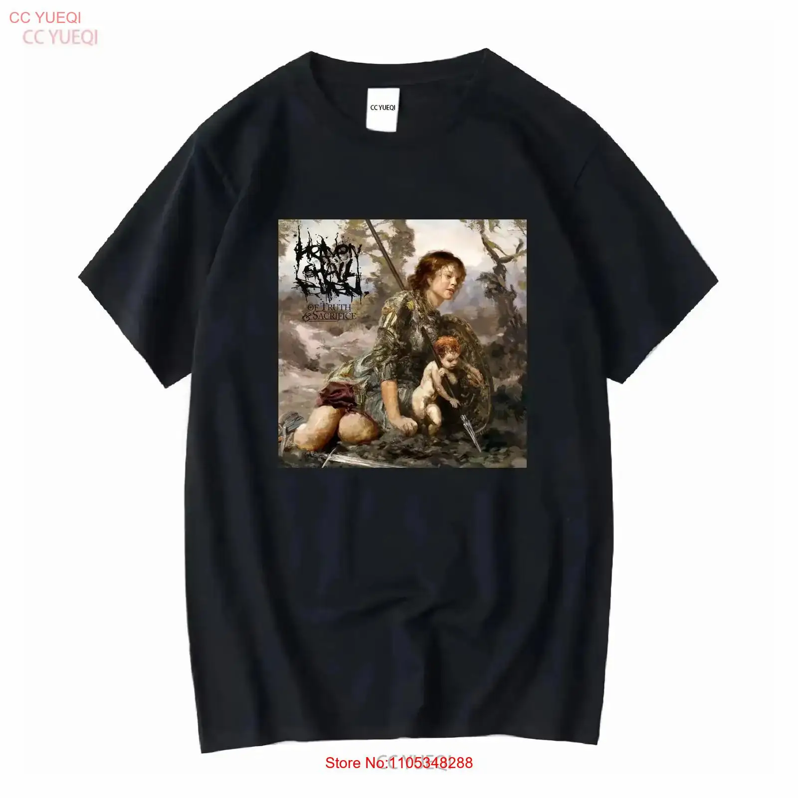 Mens Fashion Black Shirt - เสื้อยืดผู้ชาย Heaven Shall Burn แฟชั่นฤดูร้อน สีดำ