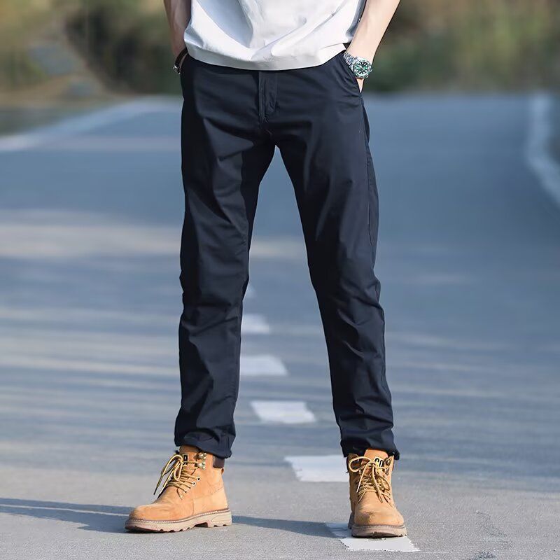 Mens Fashion Cargo Pants - แฟชั่น 2026 กางเกงลำลองผู้ชายทรงตรง ใส่สบาย ระบายอากาศ กันน้ำ