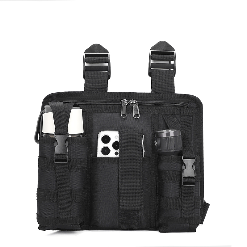 Tactical Vest Men - กระเป๋าคาดหน้าอกแบบยูนิเซ็กซ์ เสื้อกั๊กยุทธวิธี ปรับได้ น้ำหนักเบา มีช่องใส่ของ สำหรับกิจกรรมกลางแจ้ง