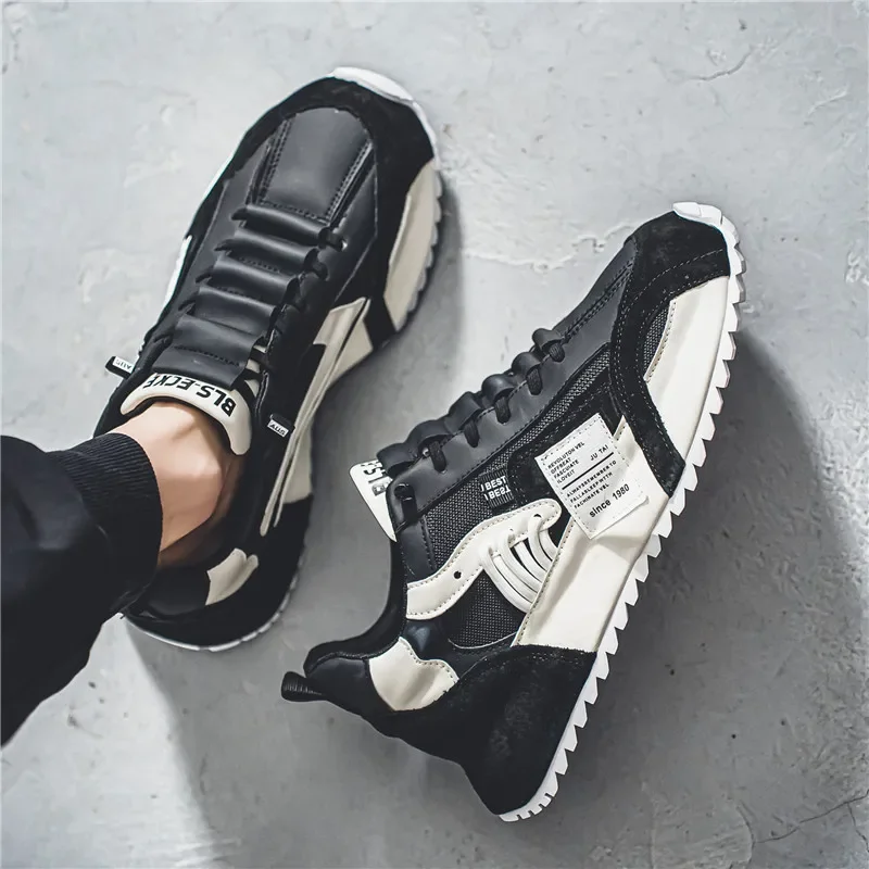 Mens Fashion Trainers 2025 - ใหม่ 2025 แนวโน้มฤดูใบไม้ผลิออกแบบผู้ชายรองเท้าสบายๆแฟชั่นBreathable Menรองเท้าผ้าใบสบายชายกีฬาTrainers