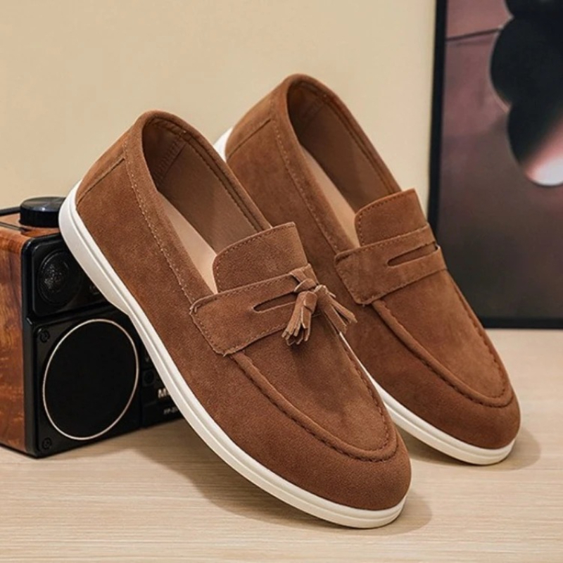 Men'S Fashion Loafers Shoes - รองเท้าขับรถผู้ชายแฟชั่นสวมใส่สบาย รองเท้าลำลองเดินเล่นกลางแจ้ง รองเท้าผู้ชายแบบสวม