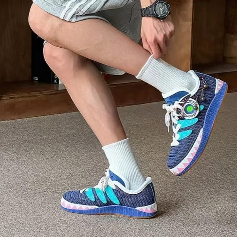 Mens Fashion Trainers 2025 - ฤดูใบไม้ผลิแฟชั่นสีส้มผู้ชายรองเท้าผ้าใบสเก็ตบอร์ดกีฬากลางแจ้งแพลตฟอร์มรองเท้าสเก็ตผู้ชาย Trainers Zapatillas Hombre 2025