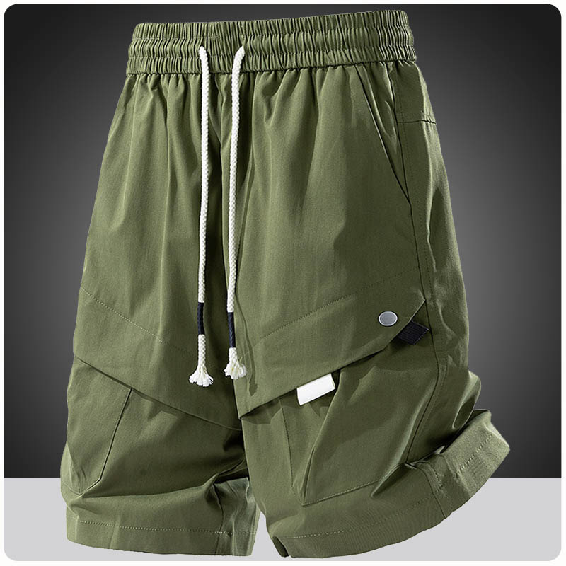 Mens Fashion Cargo Pants - กางเกงขาสั้นคาร์โก้ผู้ชายไซส์ใหญ่พิเศษ 7XL 8XL แฟชั่นลำลองสำหรับวิ่งออกกำลังกาย เอวยางยืด