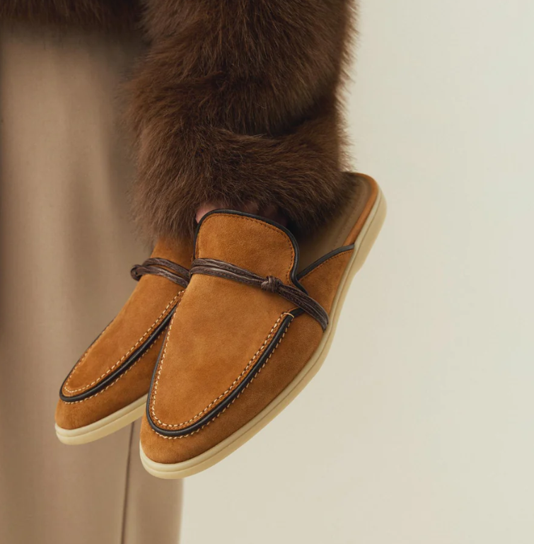 Men'S Fashion Loafers - รองเท้าโลฟเฟอร์ผู้ชาย ดีไซน์หรูหรา สไตล์ตะวันออกกลาง พู่หนังกลับ หนังแท้ ปี