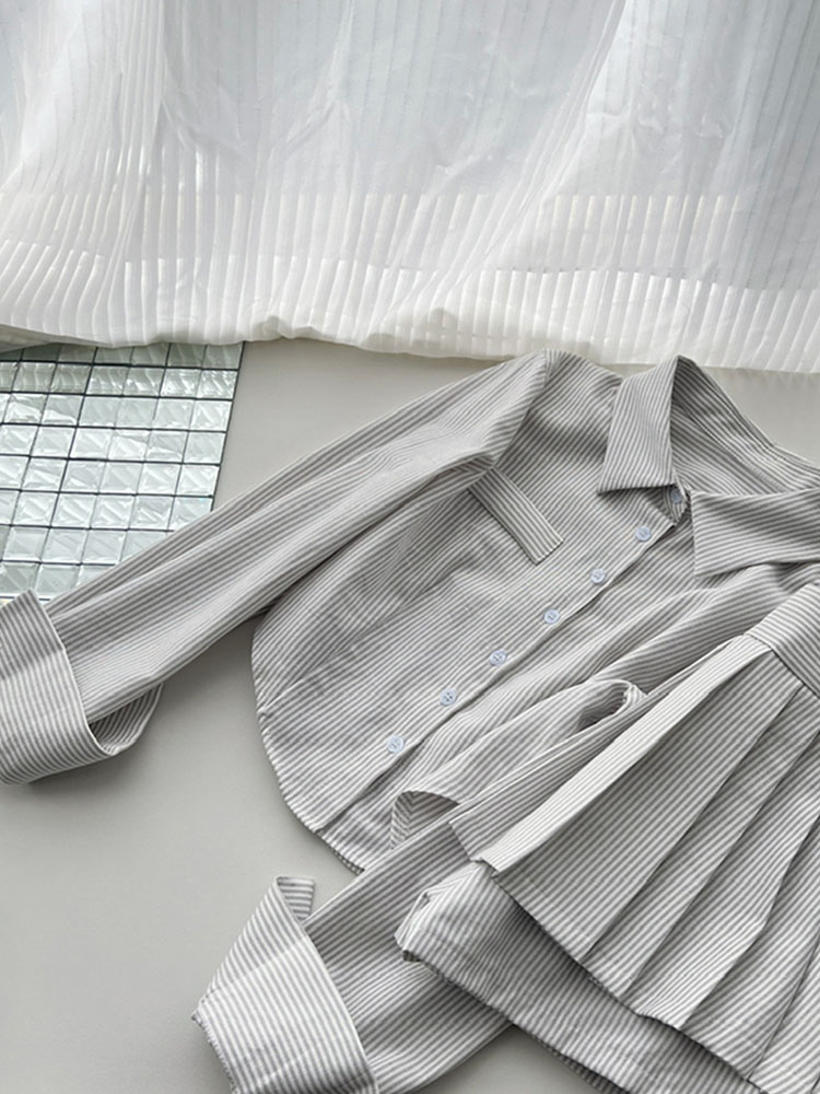 Preppy สไตล์ชุด 2 ชิ้นชุดกระโป - Polo Shirt Slim บทวิจารณ์และราคา