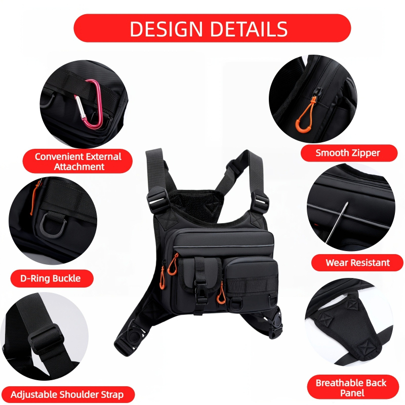 กระเป๋าคาดหน้าอกยุทธวิธีสำหรับ - Tactical Vest Men บทวิจารณ์และราคา