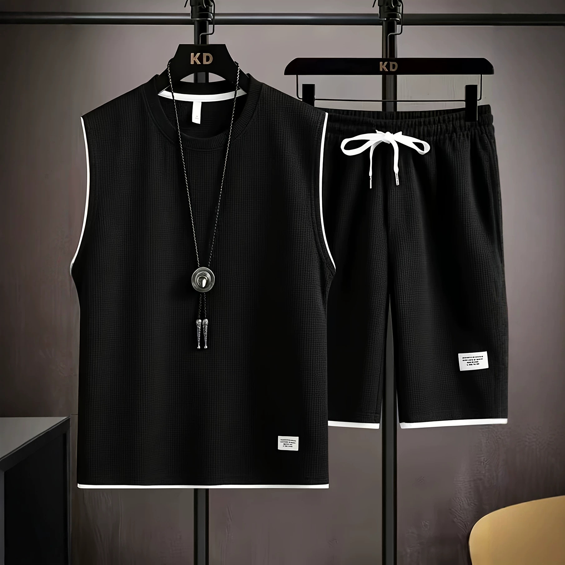 ชุดเสื้อกั๊กและกางเกงขาสั้นผู้ - Men'S Fashion For Summer บทวิจารณ์และราคา