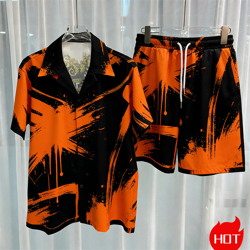 ชุดเซ็ตแฟชั่นผู้ชายพิมพ์ลายดิจ - Men'S Fashion For Summer บทวิจารณ์และราคา