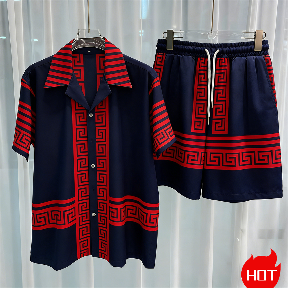 ชุดเซ็ตแฟชั่นผู้ชายพิมพ์ลายดิจ - Men'S Fashion For Summer บทวิจารณ์และราคา