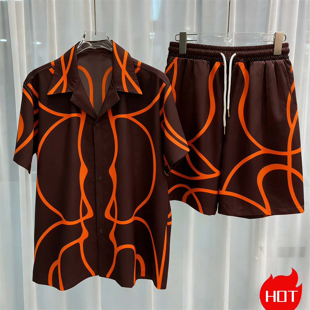 ชุดเซ็ตแฟชั่นผู้ชายพิมพ์ลายดิจ - Men'S Fashion For Summer บทวิจารณ์และราคา