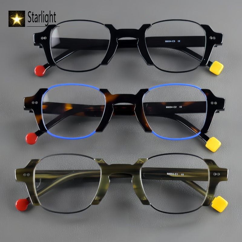 กรอบแว่นตาอะซิเตทคุณภาพสูงทรงเ - Men'S Fashion Glasses 2026 บทวิจารณ์และราคา