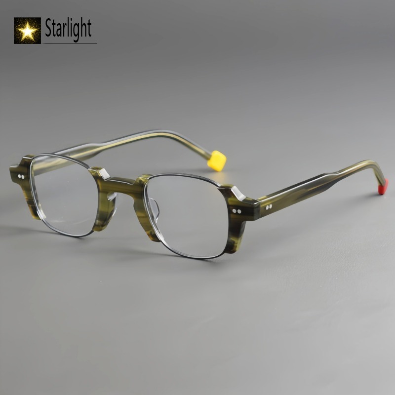 กรอบแว่นตาอะซิเตทคุณภาพสูงทรงเ - Men'S Fashion Glasses 2026 บทวิจารณ์และราคา