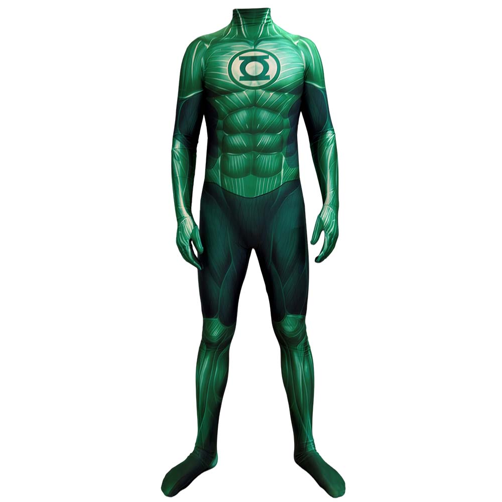ฮาโลวีนชายสีเขียวคอสเพลย์เครื่ - Mens Fashion Jumpsuit บทวิจารณ์และราคา