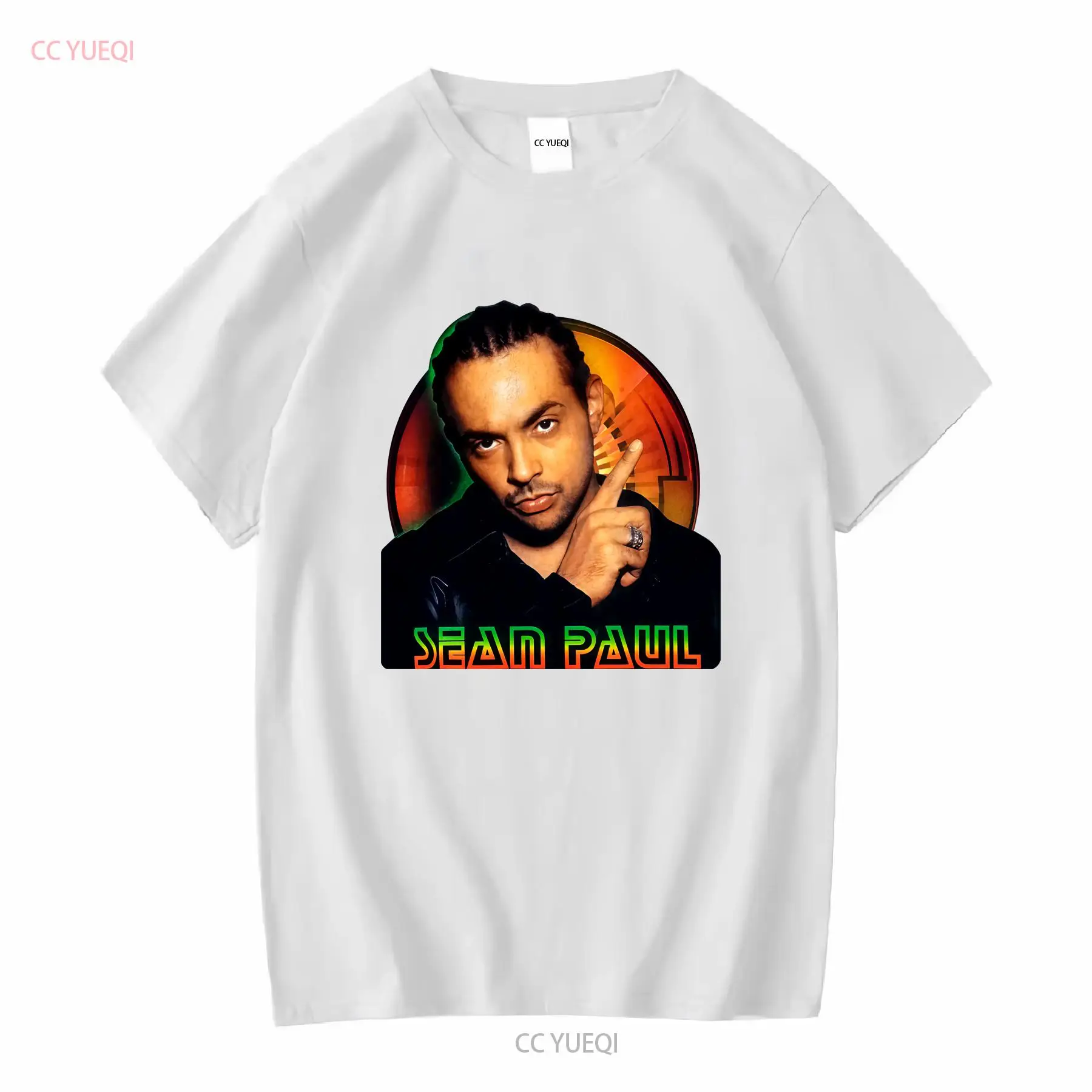 เสื้อยืดแร็ปเปอร์ Sean Paul สี - Mens Fashion Black Shirt บทวิจารณ์และราคา