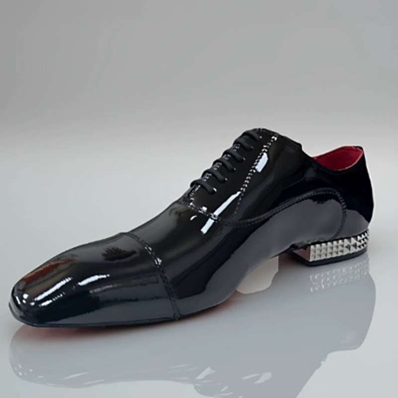 รองเท้าหนังสีดำสำหรับผู้ชาย รอ - Mens Fashion Dress บทวิจารณ์และราคา