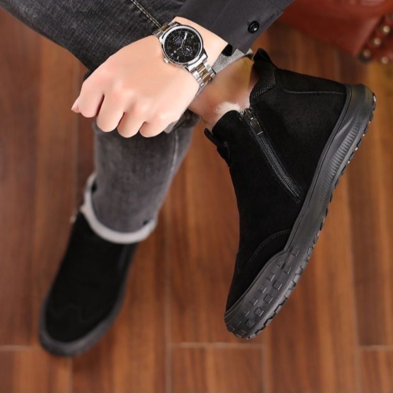 รองเท้าผู้ชายฤดูหนาว รองเท้าผ้ - Men'S Fashion Loafers Shoes บทวิจารณ์และราคา
