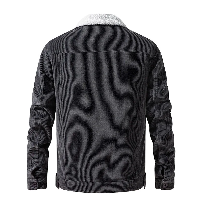 เสื้อแจ็คเก็ตคอร์ดดูรอยบุขนแกะ - Corduroy Jacket Men บทวิจารณ์และราคา