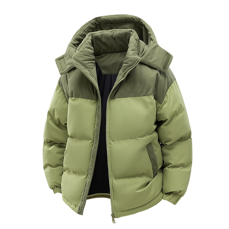 เสื้อแจ็คเก็ตบุผ้าฝ้ายหนานุ่มส - Corduroy Jacket Men บทวิจารณ์และราคา
