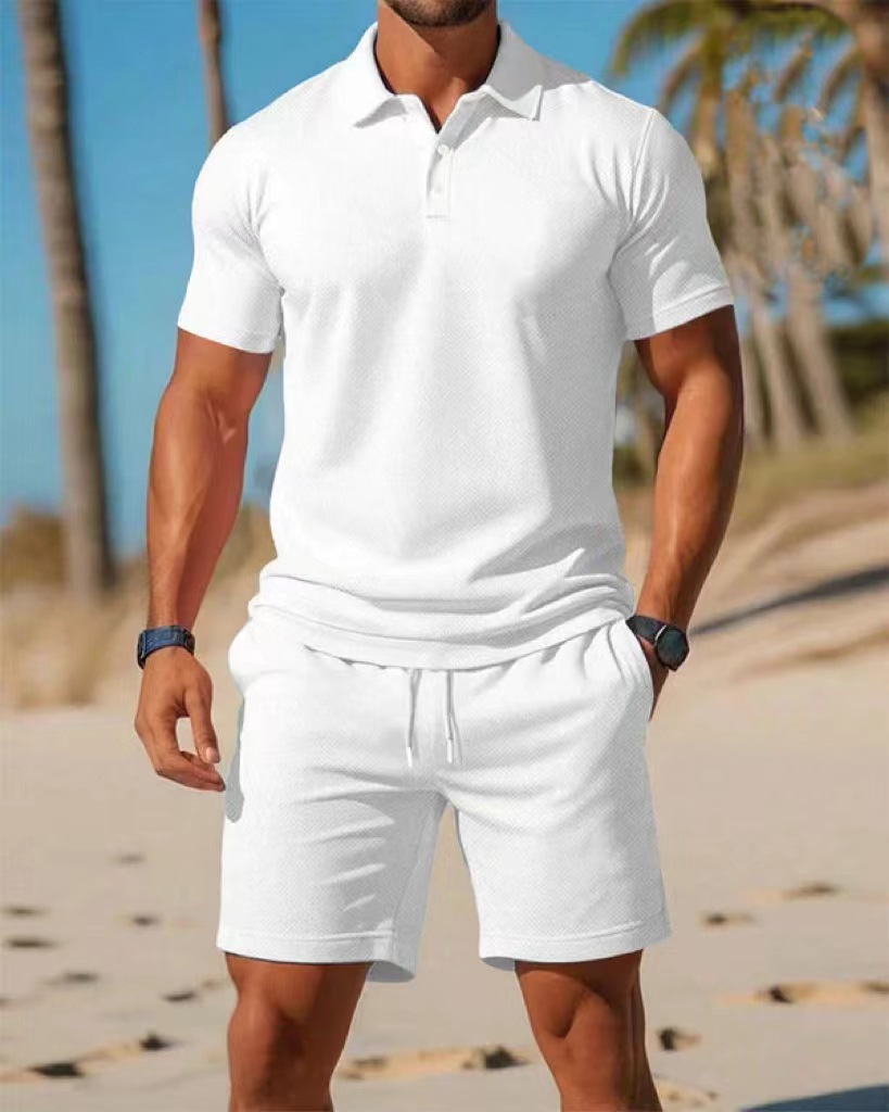 ชุดเสื้อโปโลฤดูร้อนสำหรับผู้ชา - Polo Shirt Slim บทวิจารณ์และราคา
