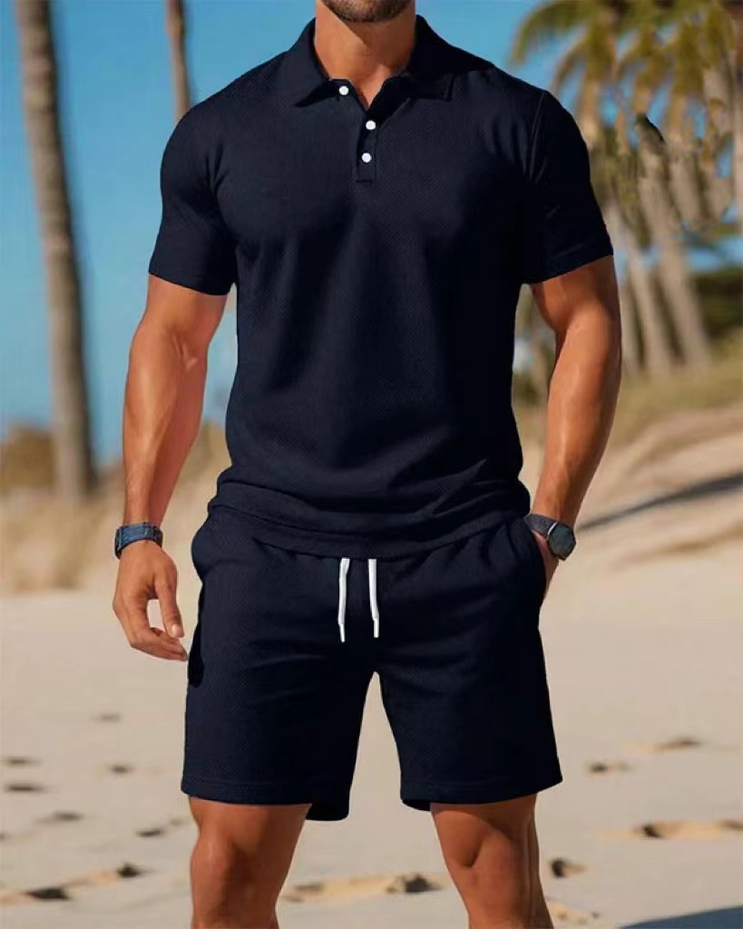 ชุดเสื้อโปโลฤดูร้อนสำหรับผู้ชา - Polo Shirt Slim บทวิจารณ์และราคา