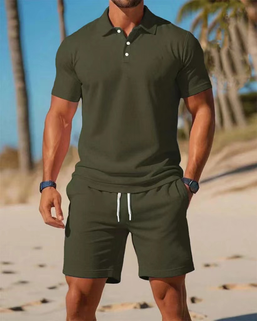 ชุดเสื้อโปโลฤดูร้อนสำหรับผู้ชา - Polo Shirt Slim บทวิจารณ์และราคา