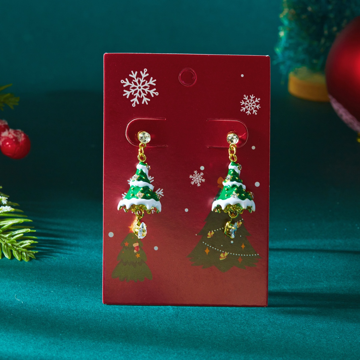 ต่างหูคริสต์มาสลายต้นคริสต์มาส - Men'S Fashion Xmas Party บทวิจารณ์และราคา