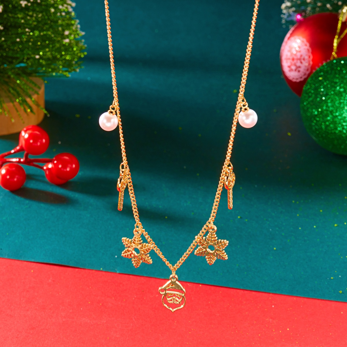 สร้อยคอวันคริสต์มาส ลายโลหะโปร - Men'S Fashion Xmas Party บทวิจารณ์และราคา