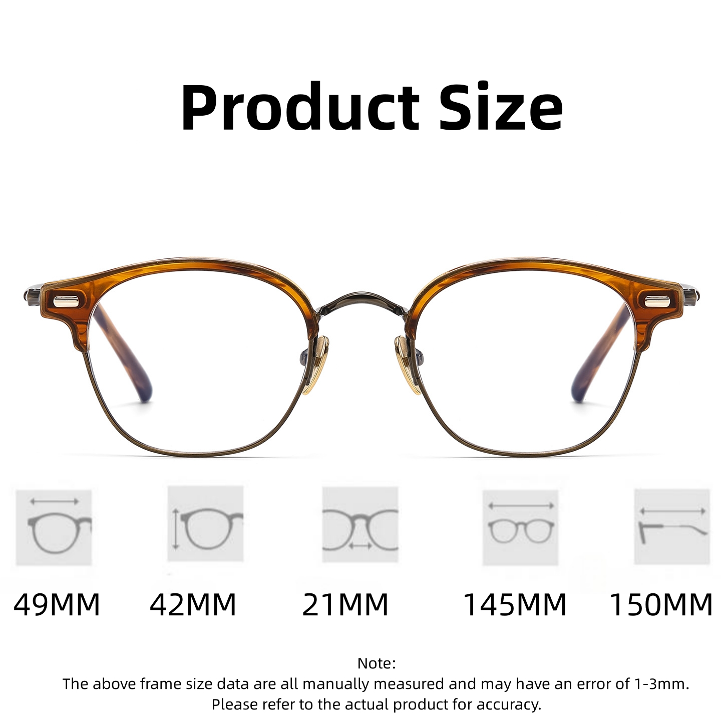 FIRADA แฟชั่นสบายตาแว่นตา 2026 - Men'S Fashion Glasses 2026 บทวิจารณ์และราคา
