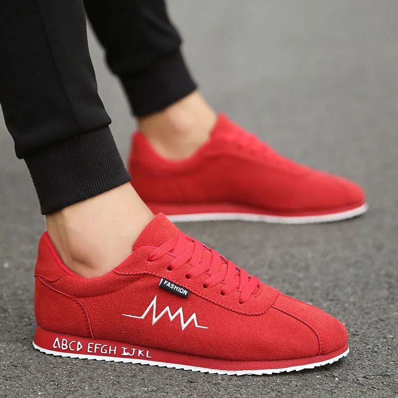 รองเท้าผ้าใบผู้ชายสีแดงแฟชั่นป - Mens Fashion Trainers 2025 บทวิจารณ์และราคา