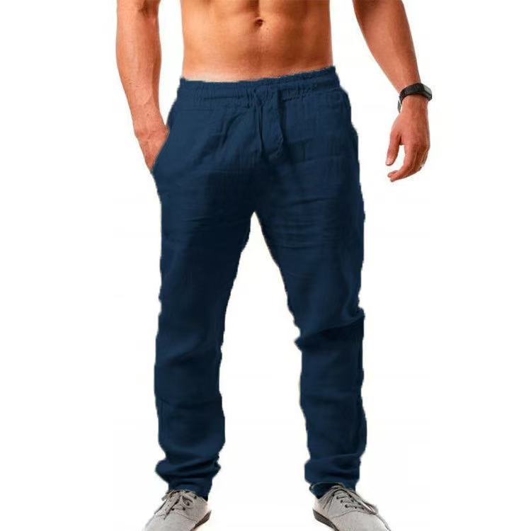 2026 กางเกงผ้าลินินลำลองแฟชั่น - Men'S Fashion Linen Pants บทวิจารณ์และราคา