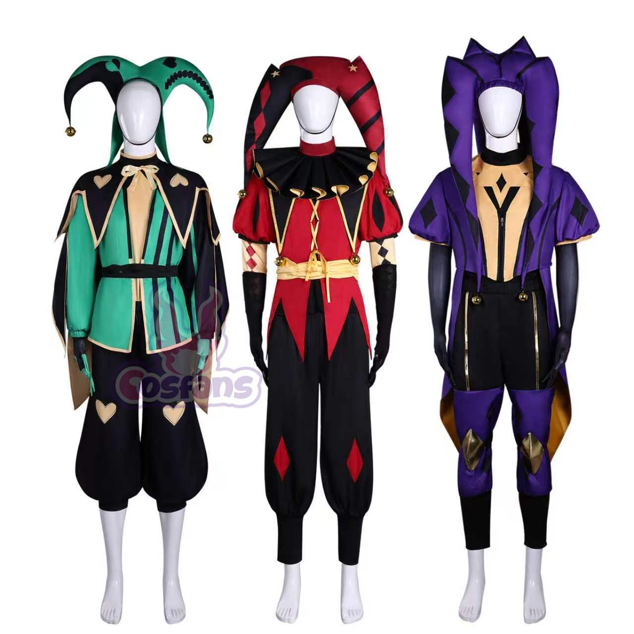 ชุดคอสเพลย์ตัวตลกพีรอต ฮาร์เลค - Mens Fashion Jumpsuit บทวิจารณ์และราคา