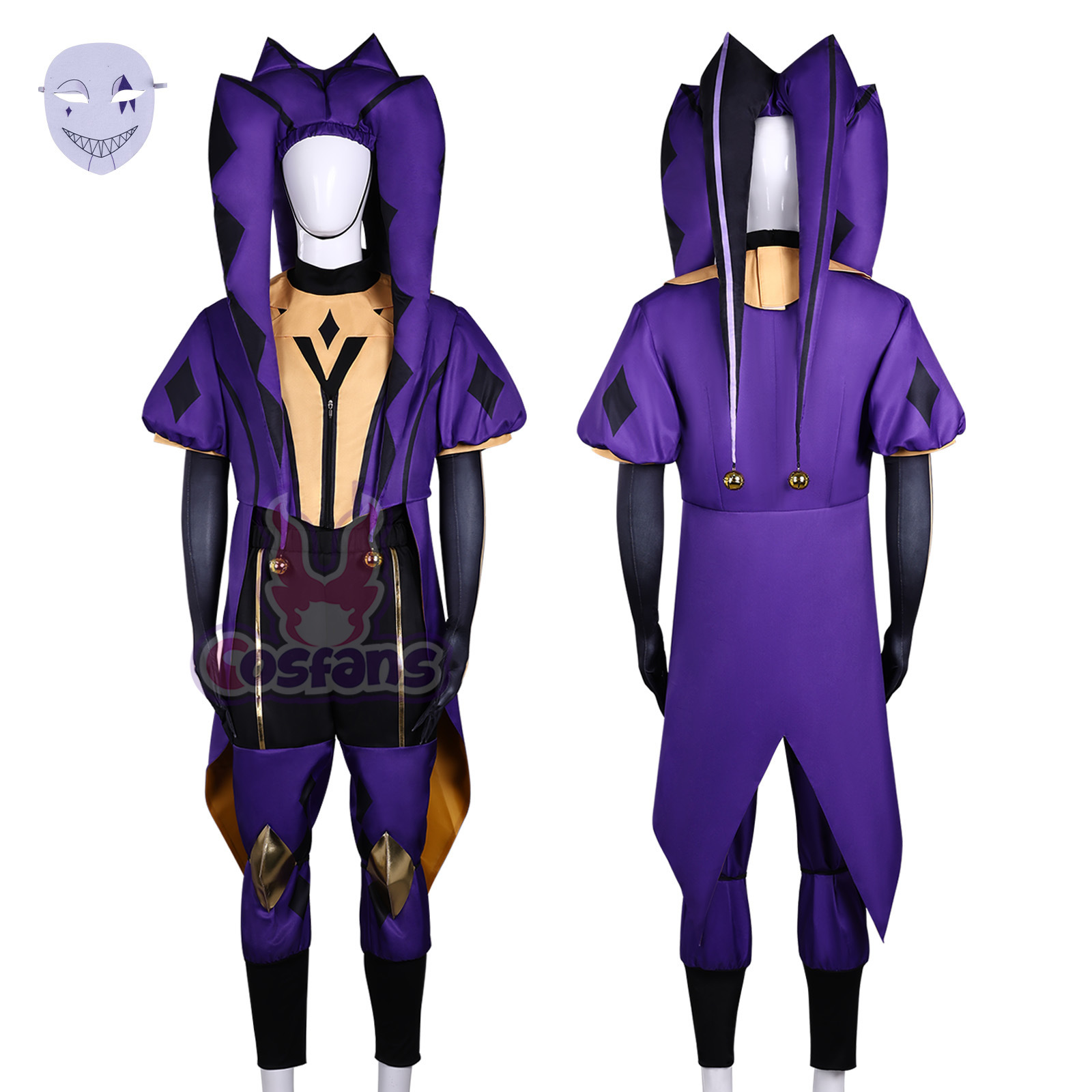 ชุดคอสเพลย์ตัวตลกพีรอต ฮาร์เลค - Mens Fashion Jumpsuit บทวิจารณ์และราคา