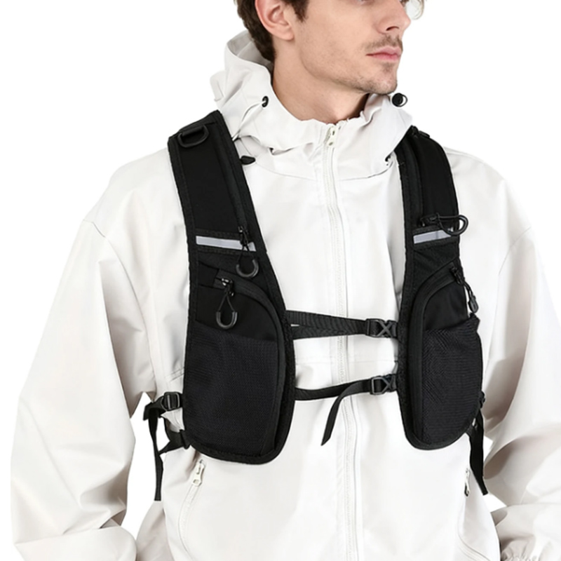 กระเป๋าคาดอกสะท้อนแสงสำหรับกีฬ - Tactical Vest Men บทวิจารณ์และราคา