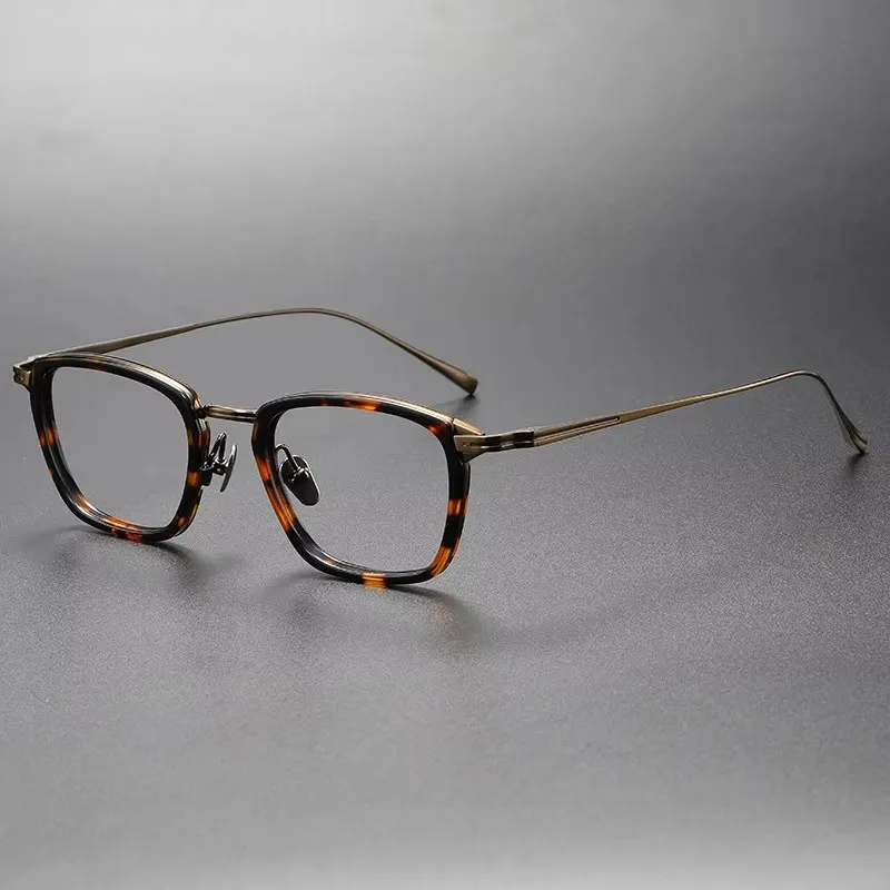กรอบแว่นตาทรงเหลี่ยมไทเทเนียมแ - Men'S Fashion Glasses 2026 บทวิจารณ์และราคา