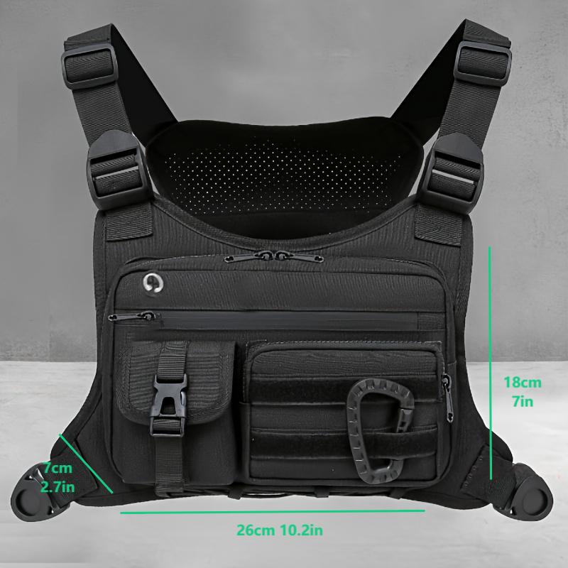 กระเป๋าคาดอกยุทธวิธีสำหรับกิจก - Tactical Vest Men บทวิจารณ์และราคา