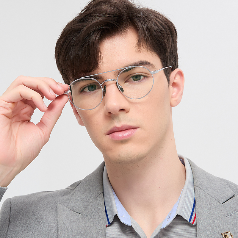 กรอบแว่นตาทรงกลมสไตล์นักบินย้อ - Men'S Fashion Glasses 2026 บทวิจารณ์และราคา
