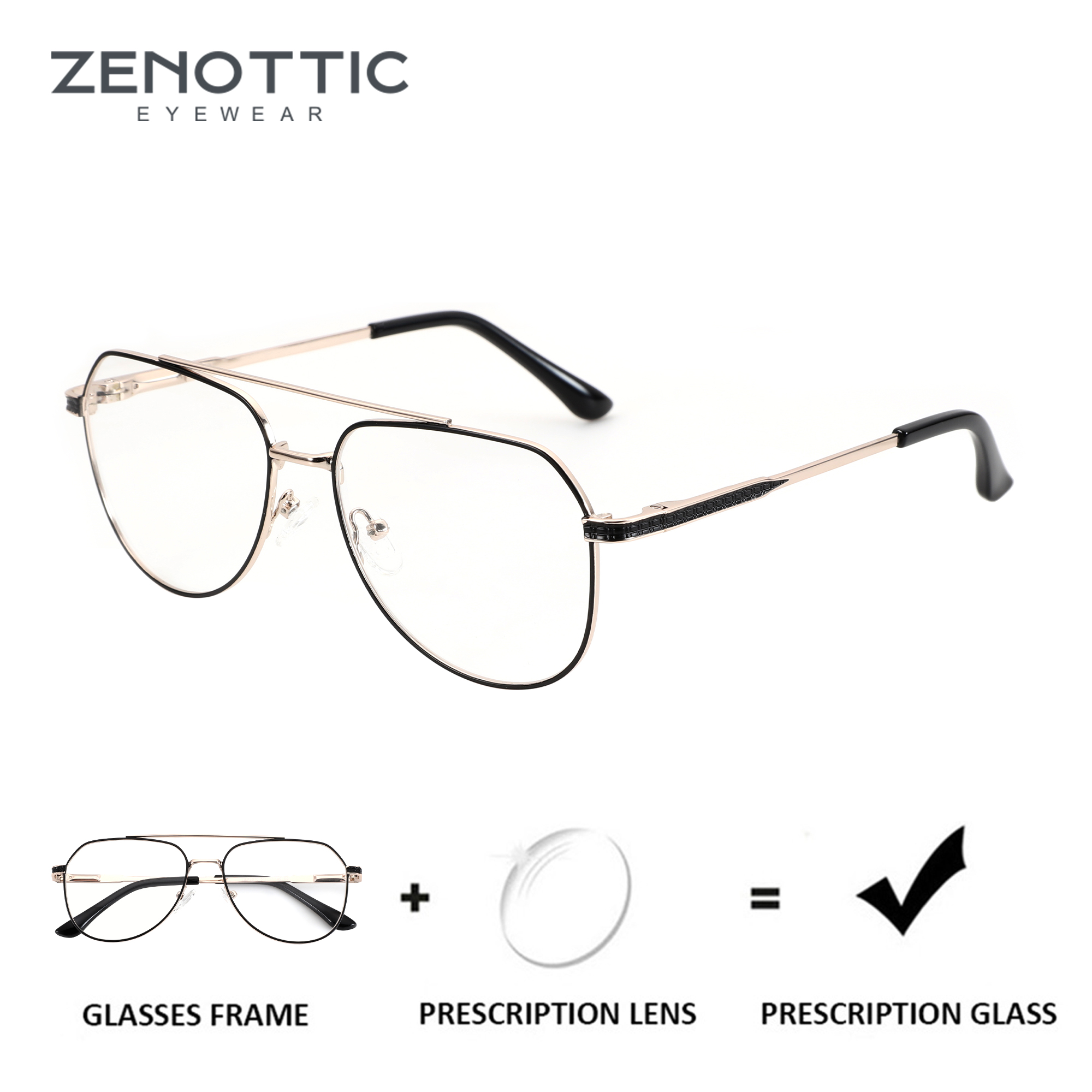 ZENOTTIC 2026 แว่นตาแฟชั่นทรงน - Men'S Fashion Glasses 2026 บทวิจารณ์และราคา