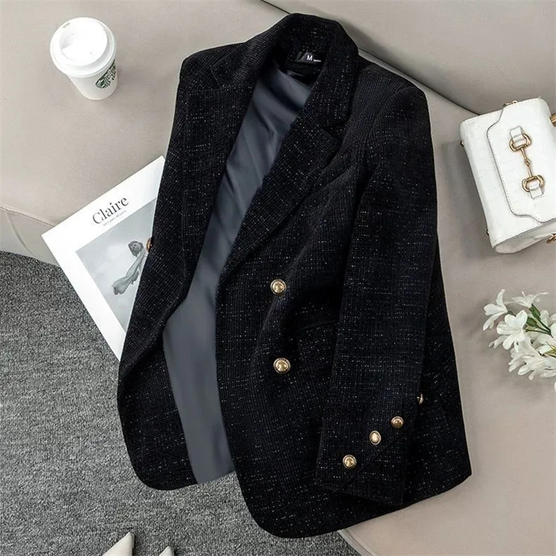 เสื้อแจ็คเก็ตสูทผ้าลูกฟูกสีดำส - Corduroy Jacket Men บทวิจารณ์และราคา