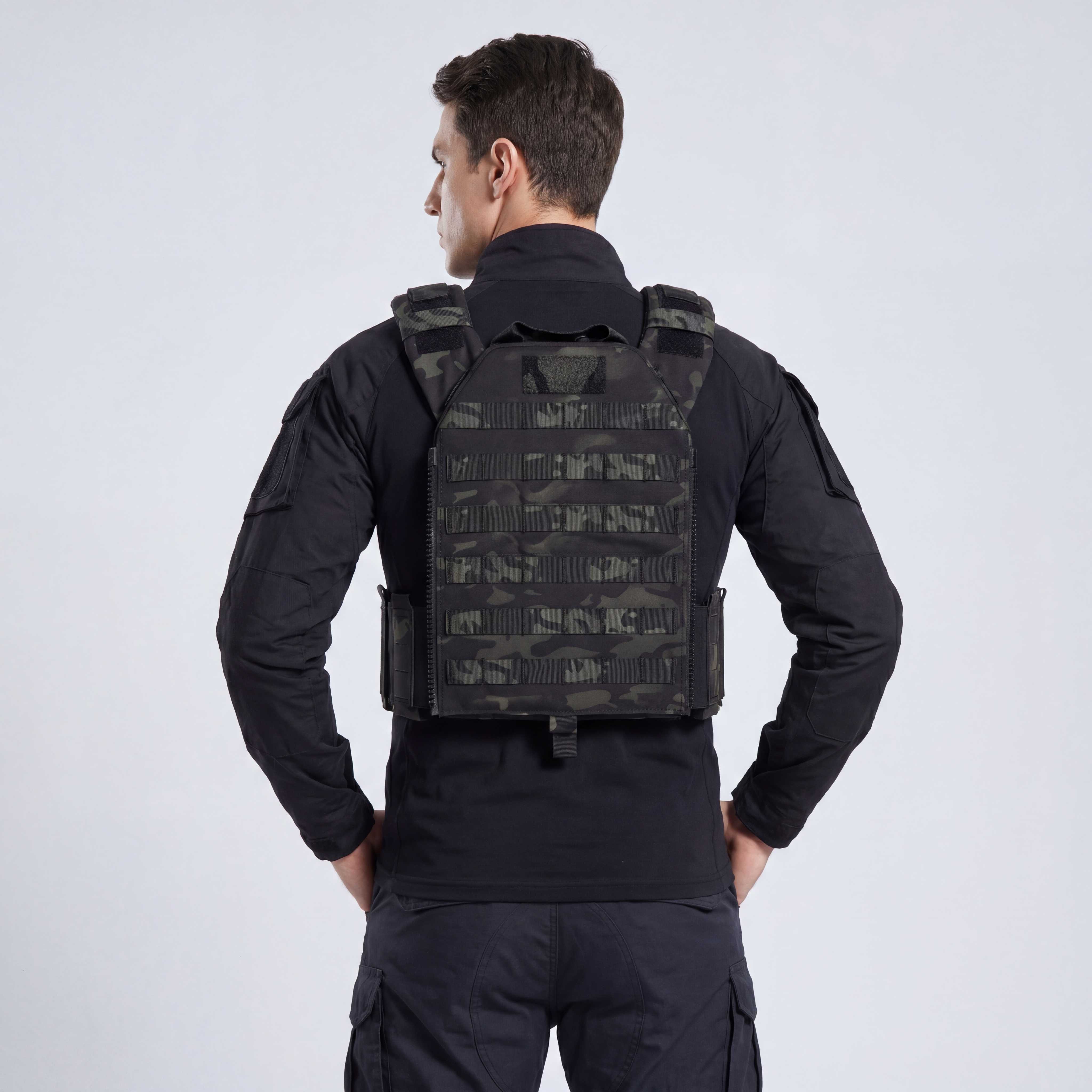 เสื้อเกราะยุทธวิธีพร้อมคุณสมบั - Tactical Vest Men บทวิจารณ์และราคา