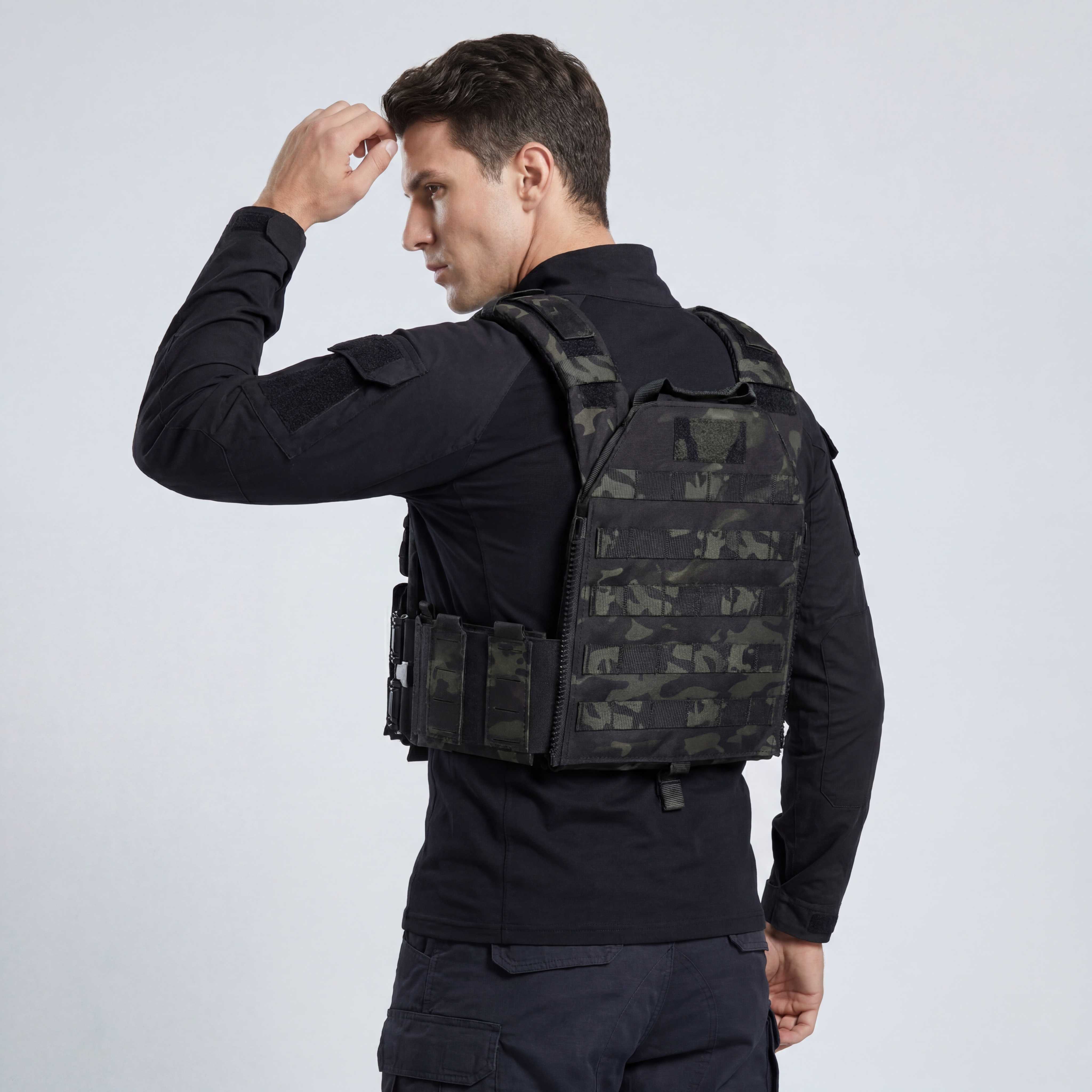 เสื้อเกราะยุทธวิธีพร้อมคุณสมบั - Tactical Vest Men บทวิจารณ์และราคา