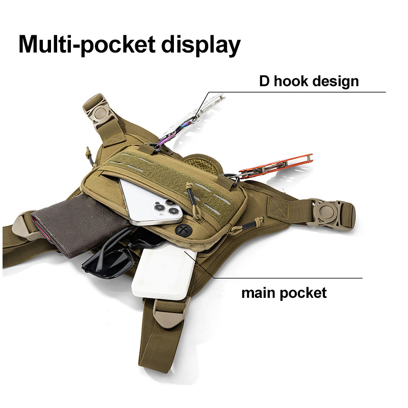 กระเป๋าคาดอกแบบยุทธวิธีสำหรับต - Tactical Vest Men บทวิจารณ์และราคา