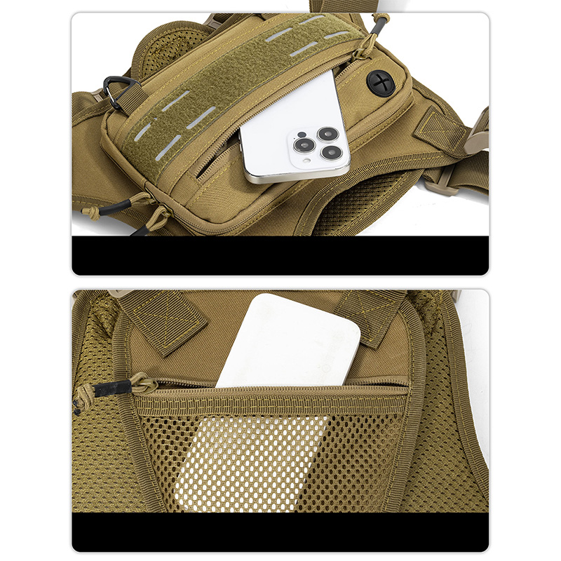กระเป๋าคาดอกแบบยุทธวิธีสำหรับต - Tactical Vest Men บทวิจารณ์และราคา