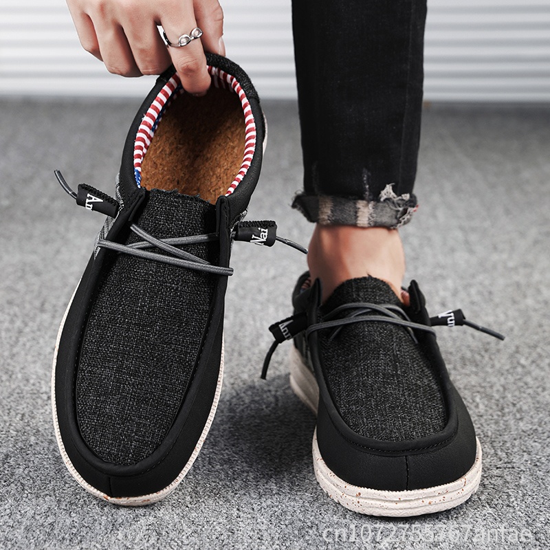 ขายร้อนสีฟ้า/สีดำรองเท้าโลฟเฟอ - Men'S Fashion Loafers Shoes บทวิจารณ์และราคา