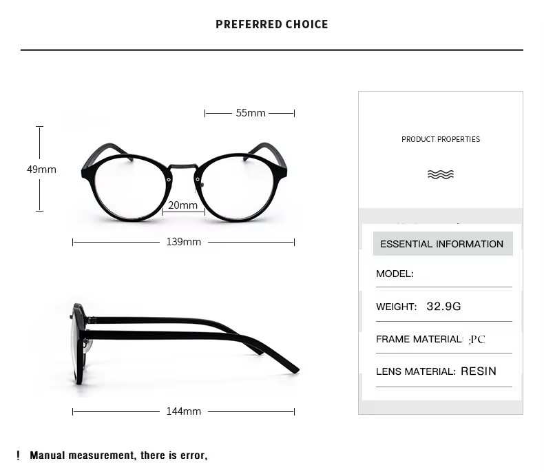 แฟชั่นโปร่งใสรอบแว่นตากรอบแว่น - Men'S Fashion Glasses 2026 บทวิจารณ์และราคา
