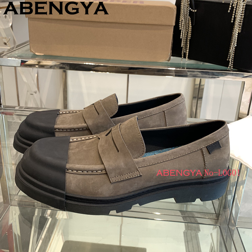 รองเท้าโลฟเฟอร์พื้นหนาหนังแท้ห - Men'S Fashion Loafers Shoes บทวิจารณ์และราคา