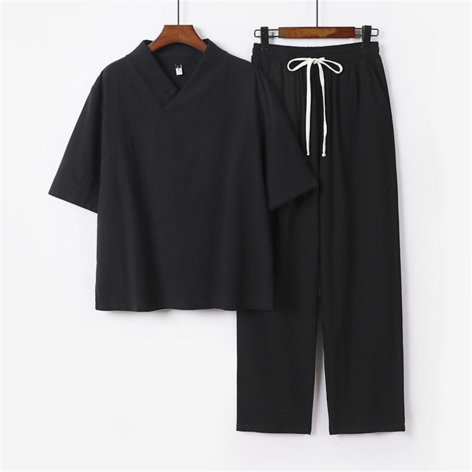 9XL Plus ขนาดชายชุดฤดูร้อนผ้าล - Men'S Fashion V Neck T Shirts บทวิจารณ์และราคา