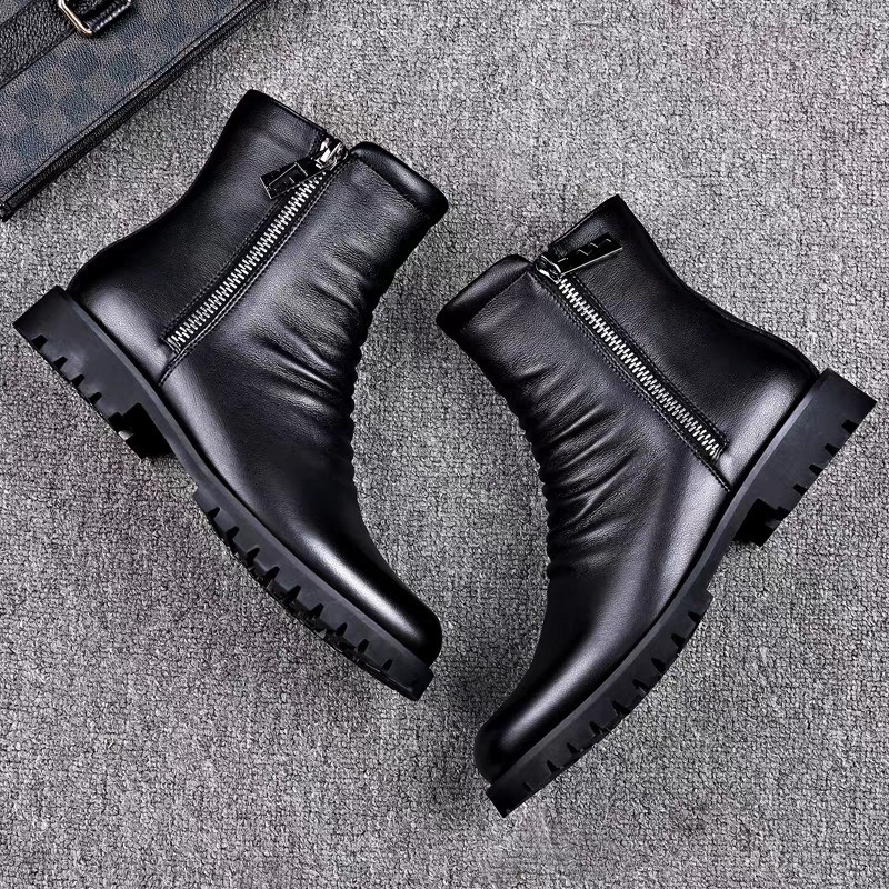 รองเท้าบูทหุ้มข้อสูงคุณภาพสูงส - Mens Fashion Dress บทวิจารณ์และราคา