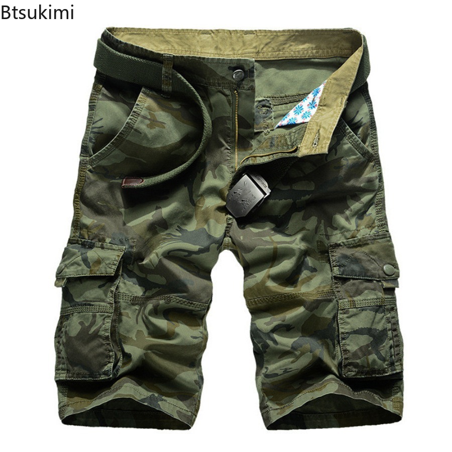 กางเกงคาร์โก้ลายพรางแฟชั่นใหม่ - Mens Fashion Cargo Pants บทวิจารณ์และราคา
