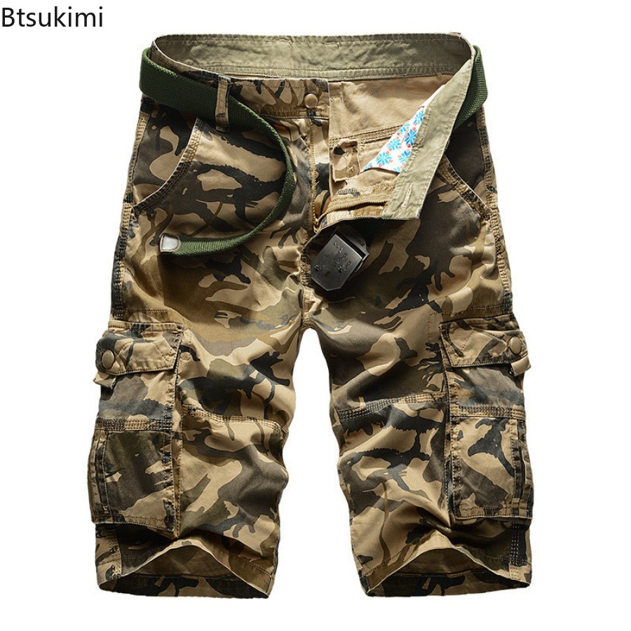 กางเกงคาร์โก้ลายพรางแฟชั่นใหม่ - Mens Fashion Cargo Pants บทวิจารณ์และราคา
