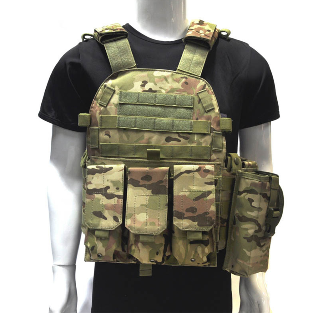 600D ไนลอนเสื้อกั๊กยุทธวิธี MO - Tactical Vest Men บทวิจารณ์และราคา